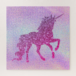Quebra-cabeça Unicórnio brilhante abstrato moderno