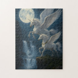 Quebra-cabeça Unicorns in flight - 