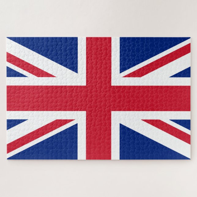 Quebra-cabeça Union Jack National Flag of United Kingdom England (Horizontal)
