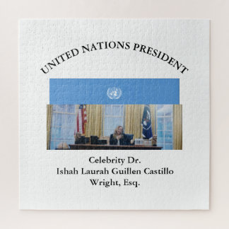 QUEBRA-CABEÇA #UNITEDNATIONSPRESIDENT DR. #LAURAHCASTILLOS ESQ.