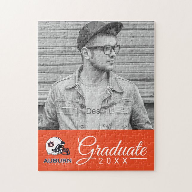 Quebra-cabeça Universidade Auburn | Auburn Futebol (Vertical)