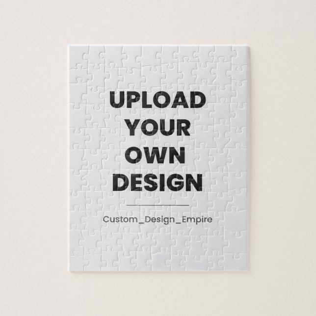 Quebra-cabeça Upload Your Own Design Here | Custom Template (Vertical)