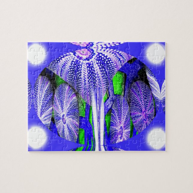 Quebra-cabeça Urchins marinhos em lua (Horizontal)