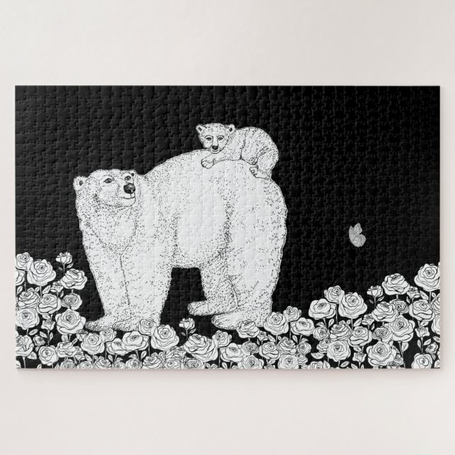 Quebra-cabeça Urso Bravo (Horizontal)