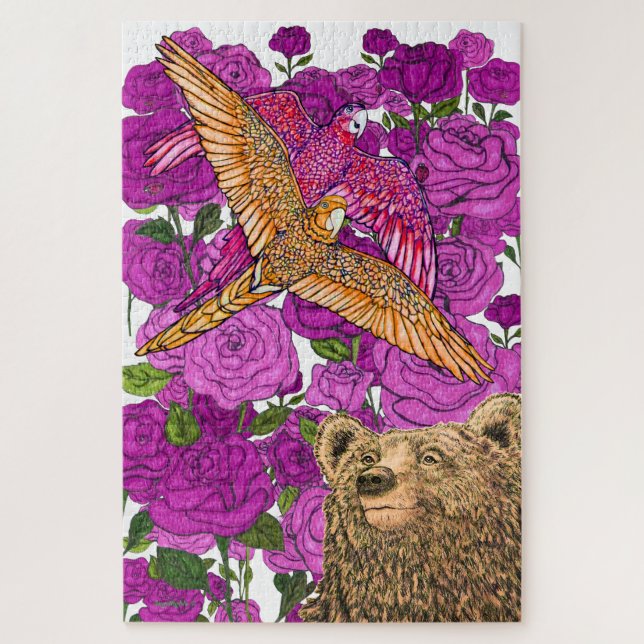Quebra-cabeça Urso Corajoso (Vertical)