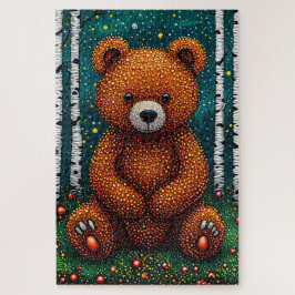 Quebra-cabeça Urso de Cartoon Bonito