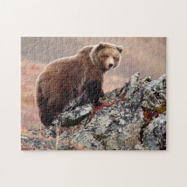 Quebra-cabeça Urso de Denali Brown (Horizontal)