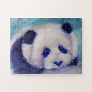 Quebra-cabeça Urso de Panda Branco e Preto