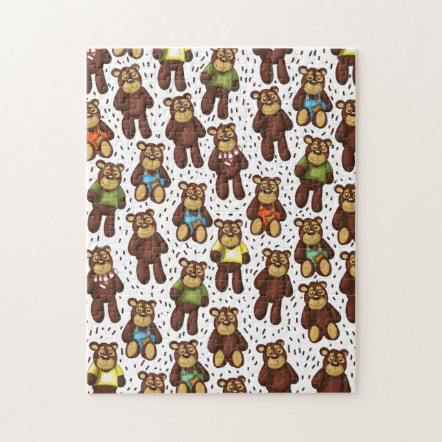 Quebra-cabeça Urso de pelúcia fofo (Vertical)