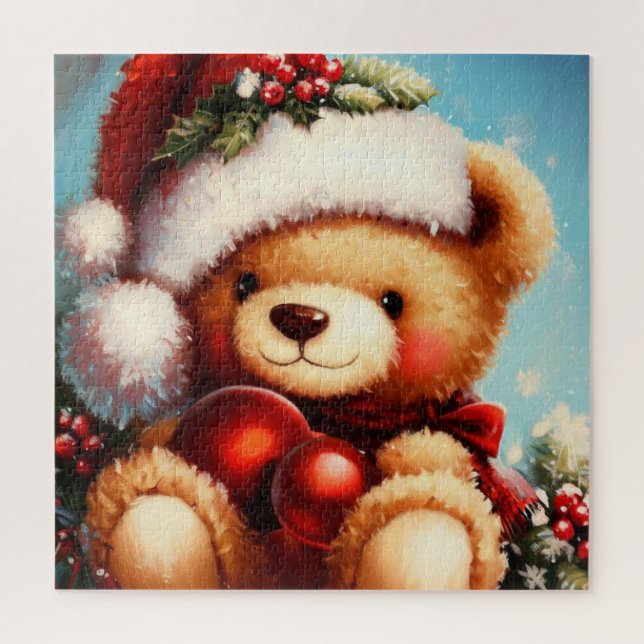 Quebra-cabeça Urso de Peste de Natal (4) (Vertical)