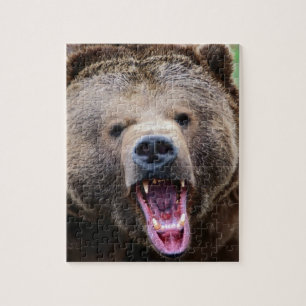 Quebra-cabeça Urso de urso rujir