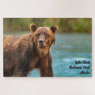 Quebra-cabeça Urso Pardo do Parque Nacional Lake Clark