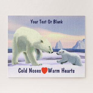 Quebra-cabeça Urso Polar - Melhor Nariz Da Mãe