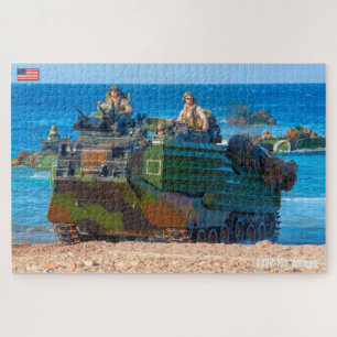 Quebra-cabeça US BEACH ASSAULT - AV (20x30 polegadas)