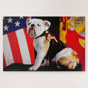 Quebra-cabeça US MILITARY SERVICE DOG (20x30 polegadas)