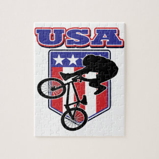 Quebra-cabeça USA BMX Biker