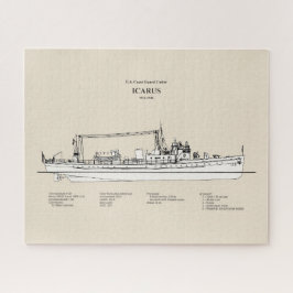 Quebra-cabeça USCG Cutter Icarus wpc- 110 - SBD