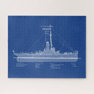 Quebra-cabeça USCG Cutter Modoc wpg-46 - ABD