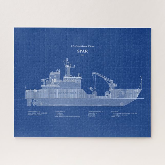 Quebra-cabeça USCG Cutter Spar wlb-206 - ABD (Horizontal)