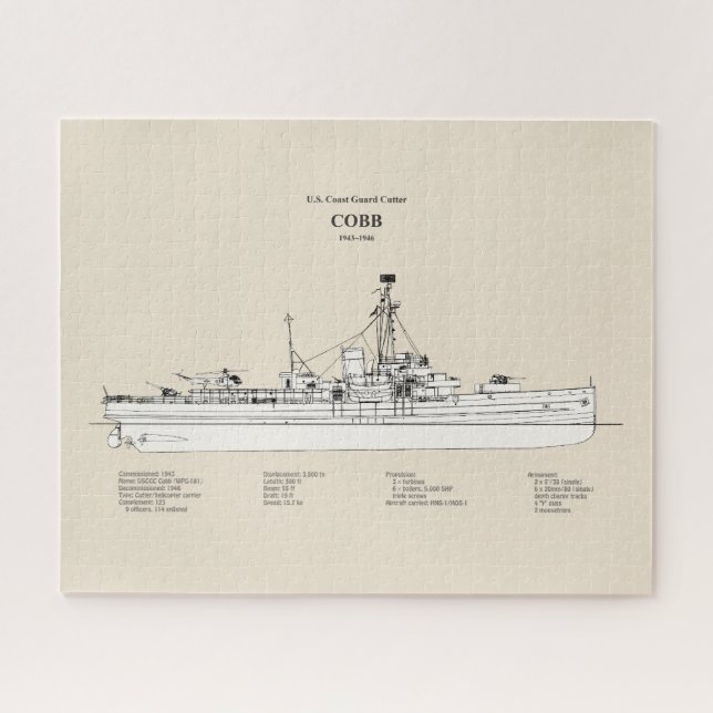 Quebra-cabeça USCGC Cobb wpg-181 - SBD (Horizontal)