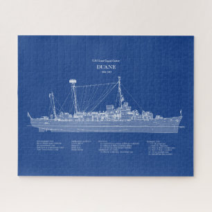 Quebra-cabeça USCGC Duane wpg-33 - ABD