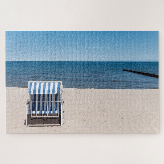 Quebra-cabeça Usedom Strandkorb (Horizontal)