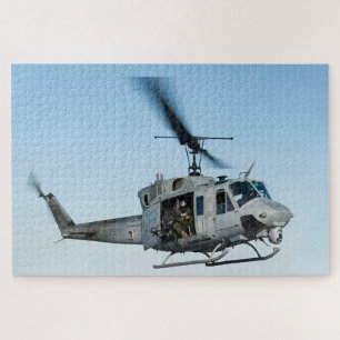 Quebra-cabeça USMC UH-1N Huey – VMM-261 Helicóptero do Corpo de