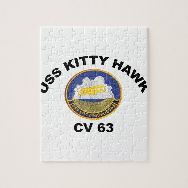 Quebra-cabeça USS Kitty Hawk (CV-63) (Vertical)