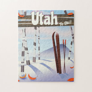 Quebra-cabeça Utah para esquiar!