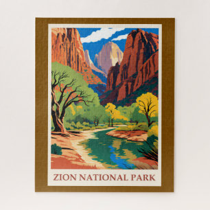 Quebra-cabeça Utah - Parque Nacional Zion