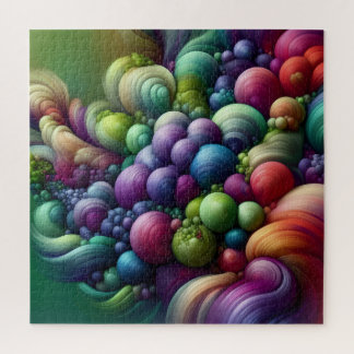 Quebra-cabeça Uvas Abstratas