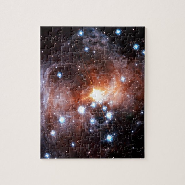 Quebra-cabeça V838 Foto da Supergigante Estrela Vermelha Monocer (Vertical)