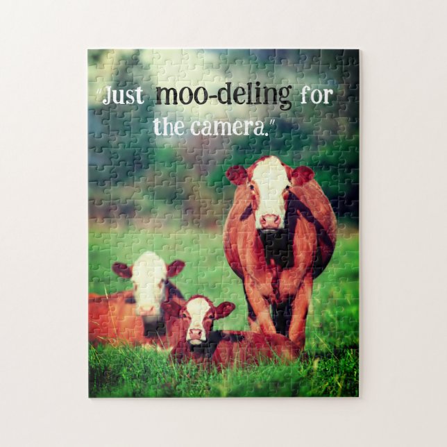 Quebra-cabeça Vacas na Pastagem (Vertical)