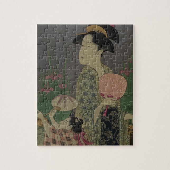 Quebra-cabeça Vaga-lume, 1793 (woodcut da cor) (Vertical)