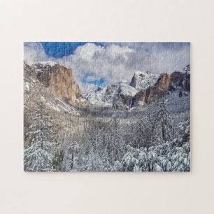 Quebra-cabeça Vale de Yosemite na neve
