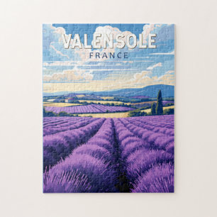 Quebra-cabeça Valensole France Viagem Art Vintage
