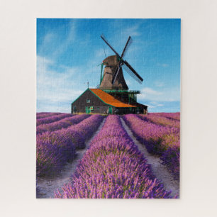 Quebra-cabeça Valensole Lavanda Fields Provence França