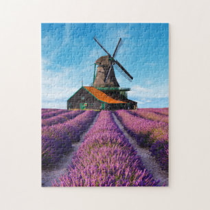 Quebra-cabeça Valensole Lavanda Fields Provence França