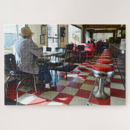 Quebra-cabeça Valentine Diner Interior