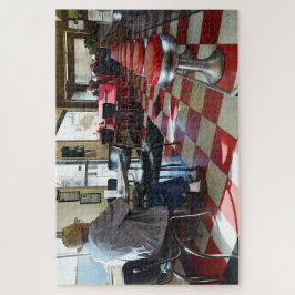 Quebra-cabeça Valentine Diner Interior