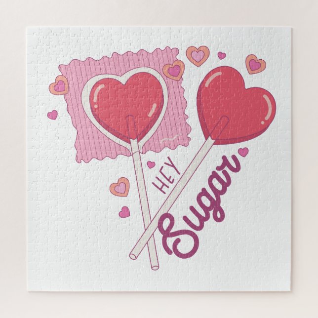 Quebra-cabeça Valentine Olá Açúcar (Vertical)
