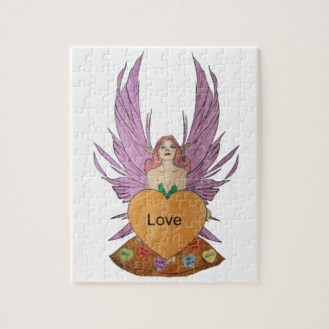 Quebra-cabeça Valentines Faerie (Vertical)