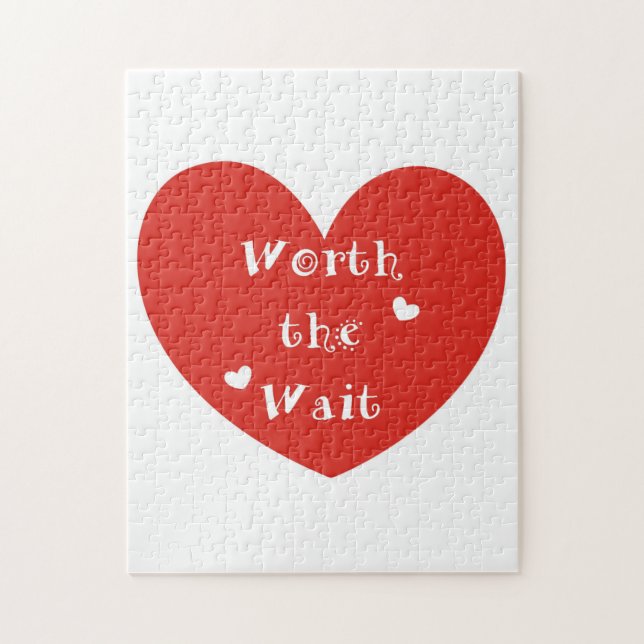 Quebra-cabeça Valor a espera - adopção - bebê novo (Vertical)