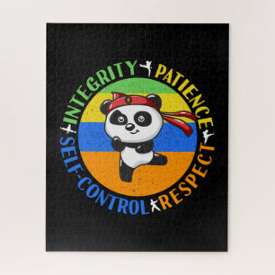 Quebra-cabeça Valores de Artes Marciais - Meninos Karate Mindset