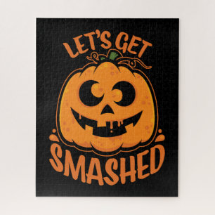Quebra-cabeça Vamos Esmagado - Tomada de Halloween - O-Lanterna