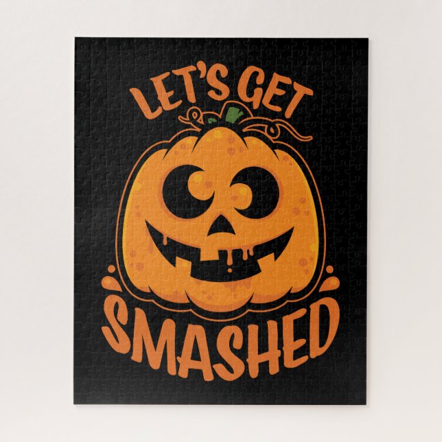 Quebra-cabeça Vamos Esmagado - Tomada de Halloween - O-Lanterna (Vertical)