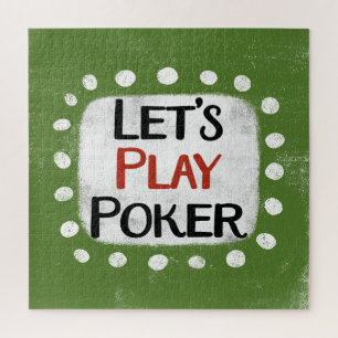 Quebra-cabeça Vamos Play Poker Jigsera