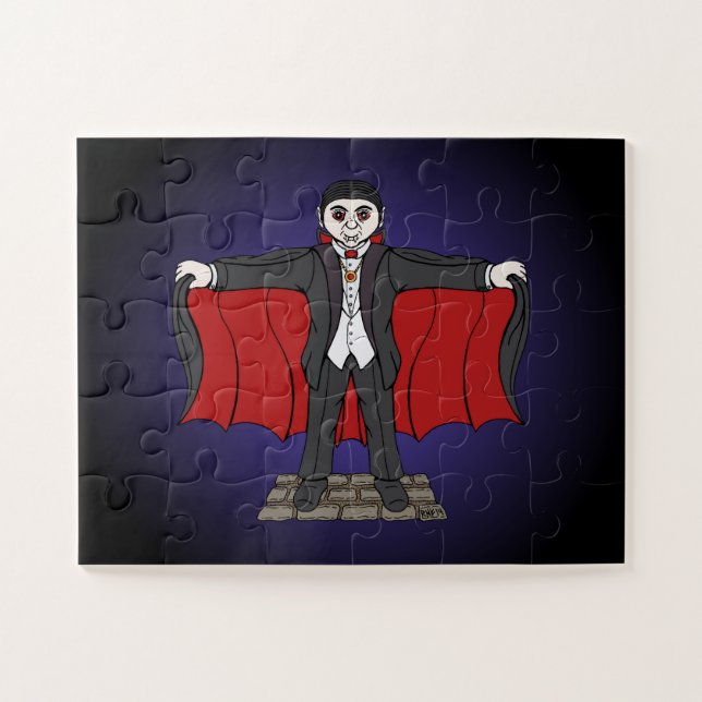 Quebra-cabeça Vampiro/Drácula (Horizontal)