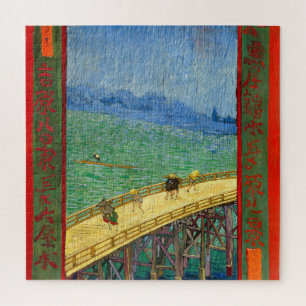 Quebra-cabeça Van Gogh A Ponte na Chuva segundo Hiroshige