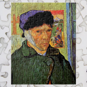 Quebra-cabeça Van Gogh; Autorretrato com Orelha Bandada